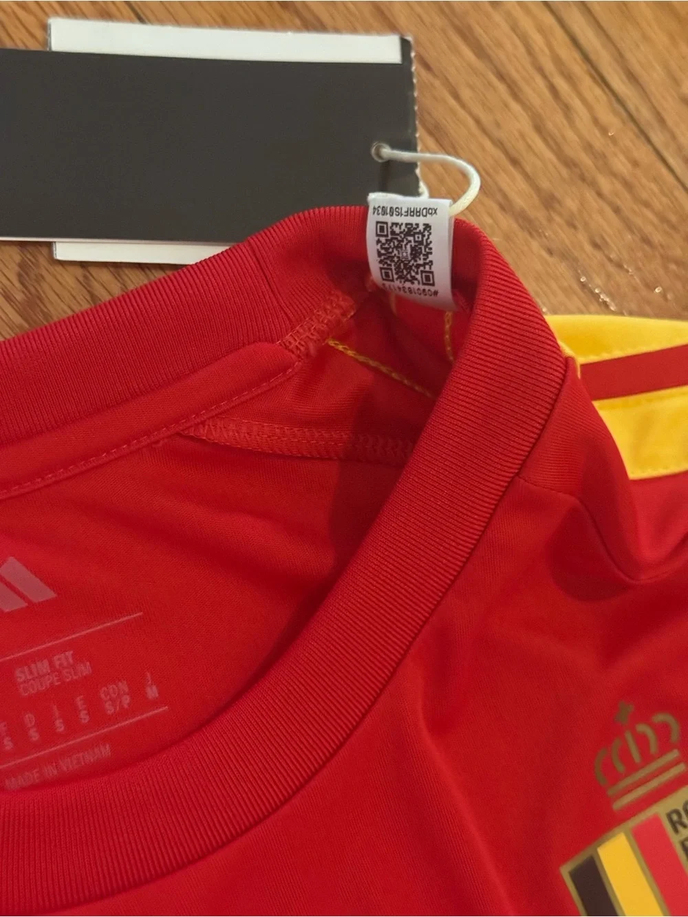 Adidas Belgium 2026 Word Cup Home Fan Jersey - NEW W/ TAGS